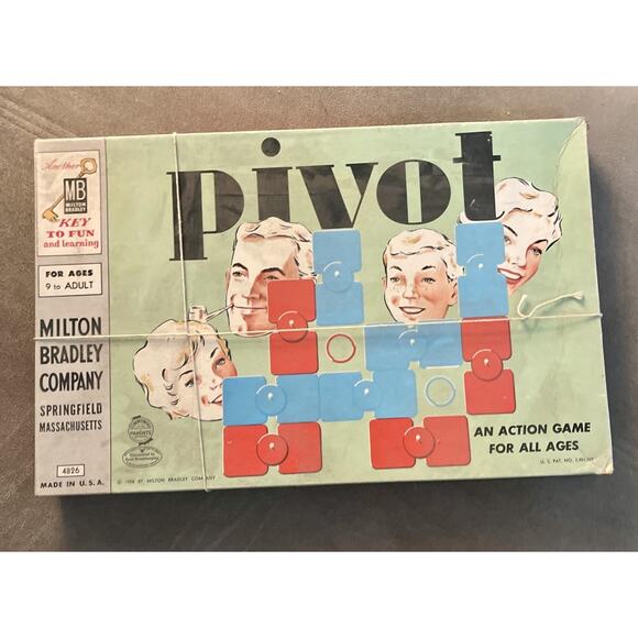 Pivot Milton Bradley Game Vintage, 1960, Number 4826 - Picture 4 of 4